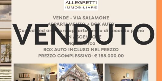 VENDUTO – VIA SALAMONE