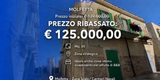 VENDE – MOLFETTA – ZONA SCALO – CANTIERI NAVALI