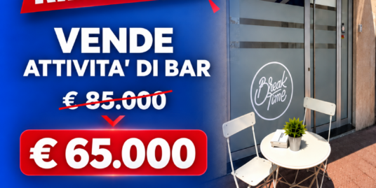 VENDE – ATTIVITA’ DI BAR – VIA XXIV MAGGIO